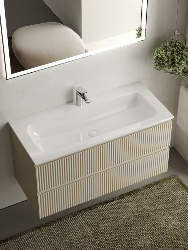 Тумба под раковину Sancos SNOB R SNR100CE 99,5х44,5х50 настенная - фото 5